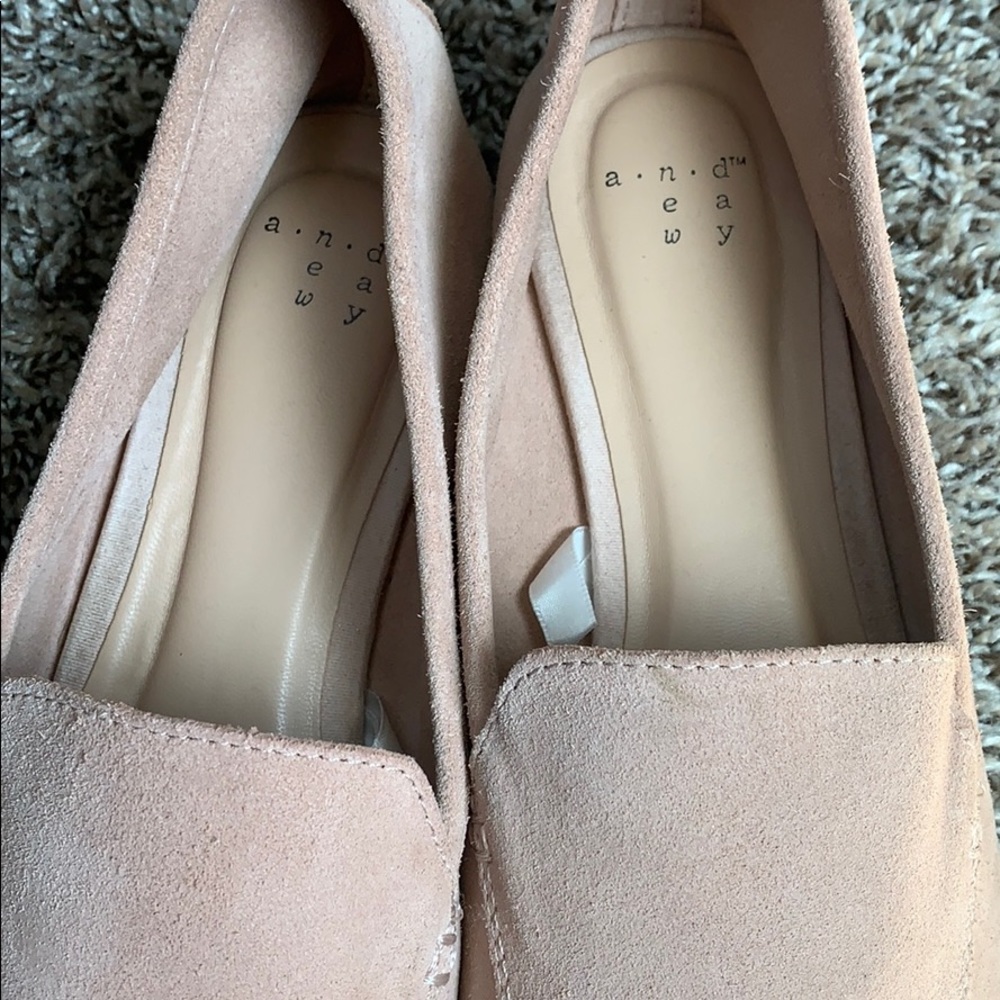 Blush Colored Loafers - Picture 2 of 4